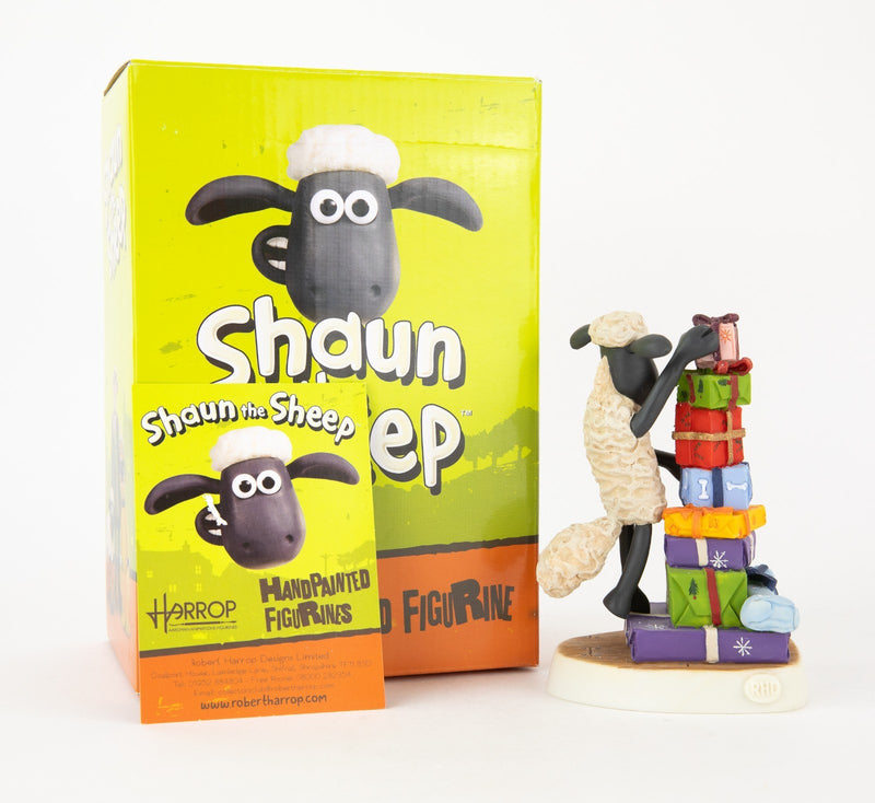 ROBERT HARROP 'CHRISTMAS PRESENT & CORRECT' SHAUN SHEEP WALLACE GROMIT SSCS15