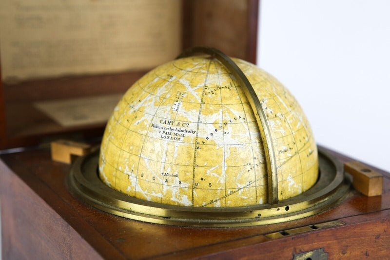 CARY & Co. LONDON - C19th TRAVEL CELESTIAL ASTRONOMICAL GLOBE, BOXED