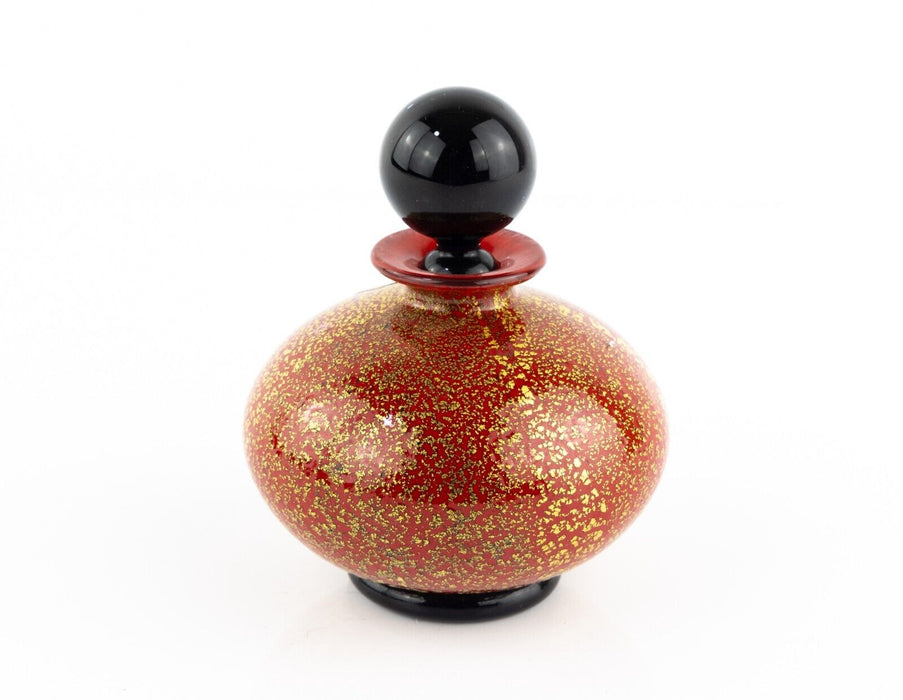 TIMOTHY HARRIS, ISLE OF WIGHT 'CHRISTMAS CRACKER' GLASS GLOBE SCENT BOTTLE