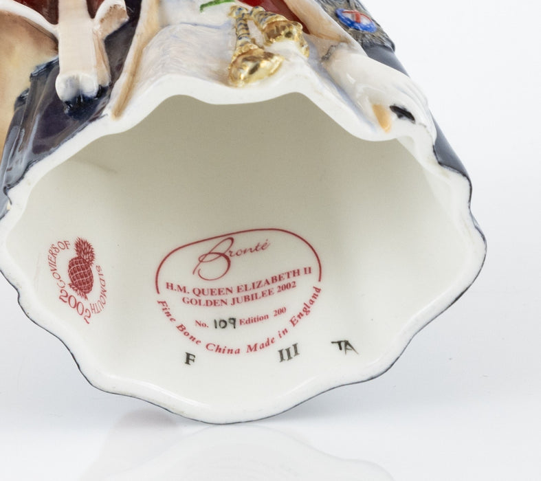 BRONTE QUEEN ELIZABETH II GOLDEN JUBILEE LIMITED EDITION GOVIERS CANDLE SNUFFER