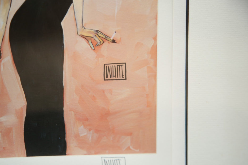 TODD WHITE, 'WHEN ANGELS SELL THEIR WINGS', LIMITED EDITION PRINT 255/295 SIGNED