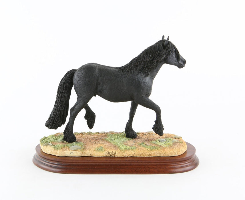 BORDER FINE ARTS 'CUMBRIAN FELL PONY' FIGURE MODEL TABLEAU B0812 103/750 & COA