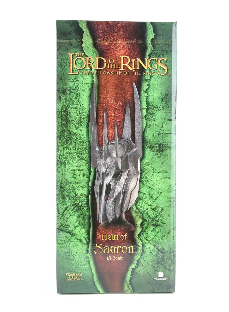 LORD OF THE RINGS - SIDESHOW WETA 'HELM OF SAURON' 1/4 SCALE STATUE F9528, BOXED
