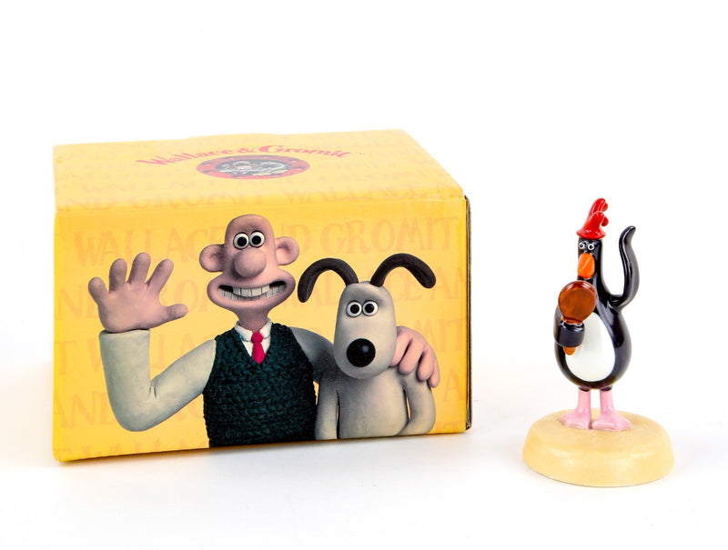 COALPORT CHARACTERS 'FEATHERS DISGUISE' WALLACE & GROMIT FIGURE MODEL, BOXED