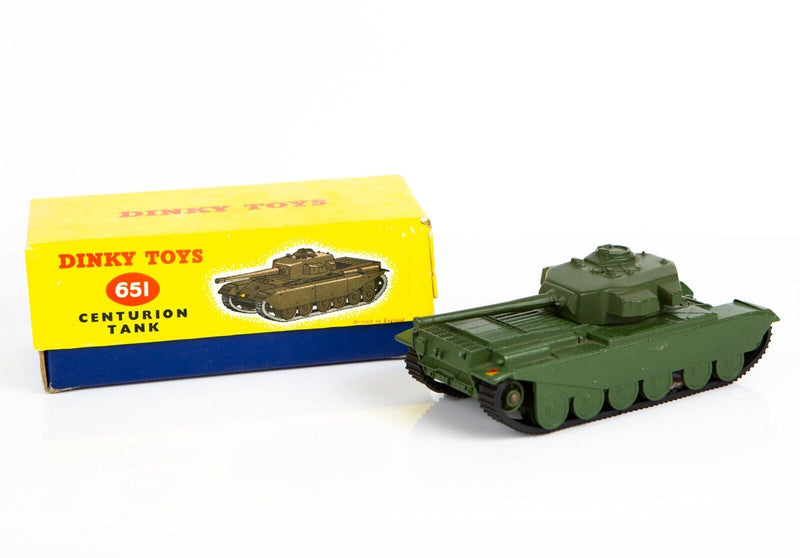 DINKY TOYS 'CENTURION TANK' VINTAGE DIECAST MILITARY ARMY MODEL No. 651 BOXED