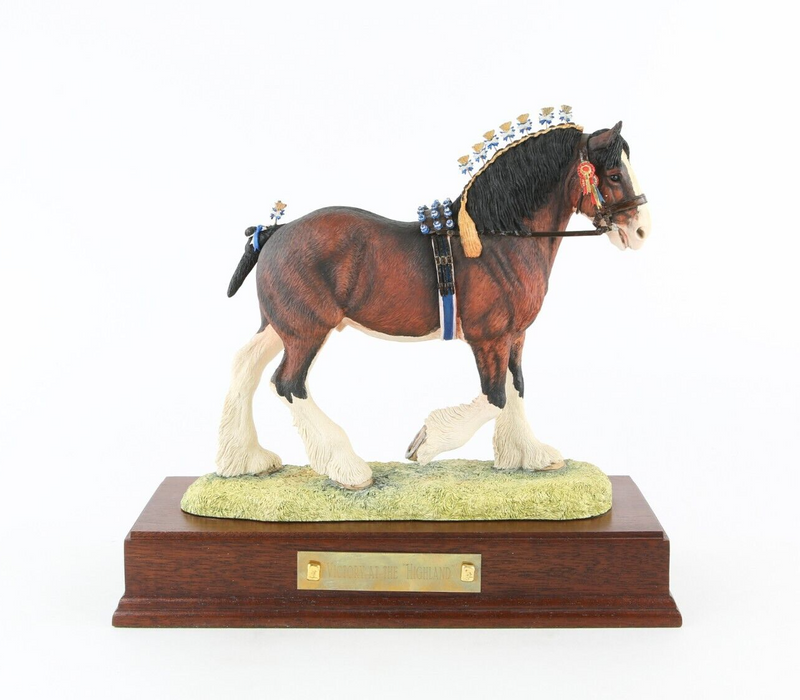 BORDER FINE ARTS 'VICTORY AT THE HIGHLAND BAY' GOLD FIGURE TABLEAU L149A 148/950