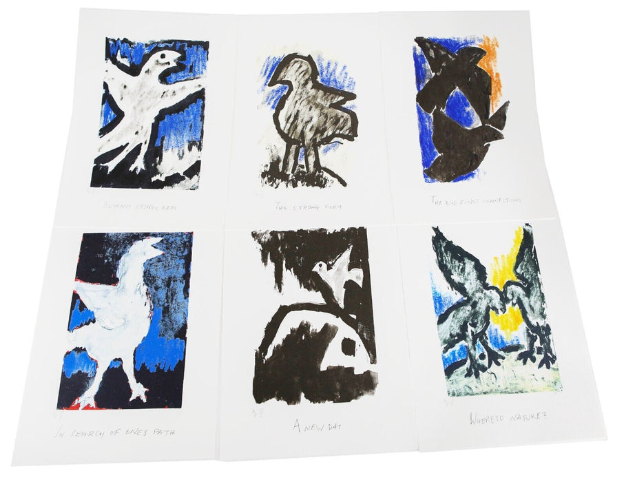 JOSEF HERMAN, 'SONG OF THE MIGRANT BIRD', ARTISTS PROOF LIMITED EDITION PRINTS SET