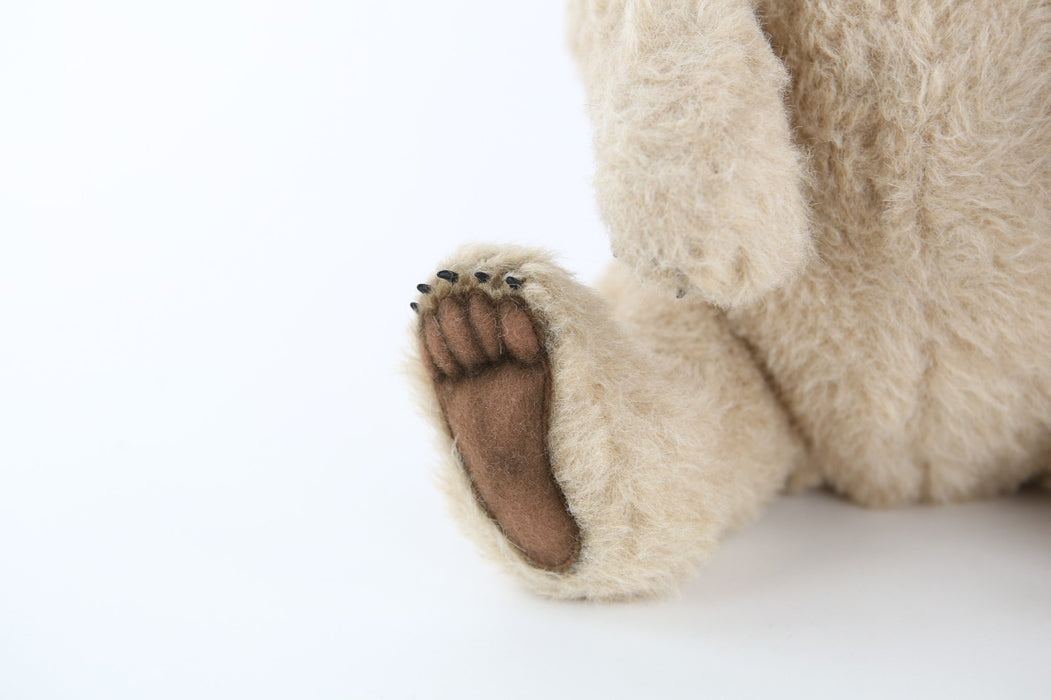 R JOHN WRIGHT - 'FIONA' LARGE LIMITED EDITION ALPACA TEDDY BEAR 41/300 & COA