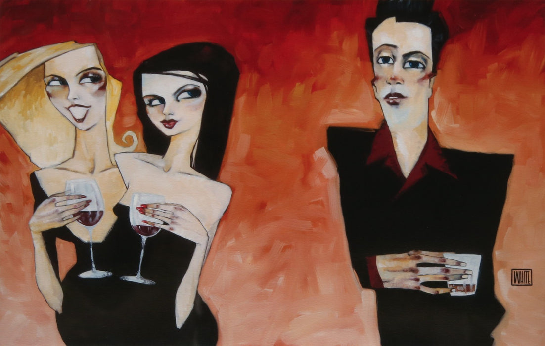 TODD WHITE, 'DIBS', LIMITED EDITION PRINT 115/295, SIGNED