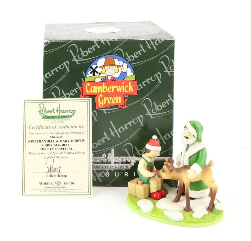 ROBERT HARROP 'CHRISTMAS BELL' CAMBERWICK GREEN LIMITED EDITION FIGURE CGCS10S, BOXED