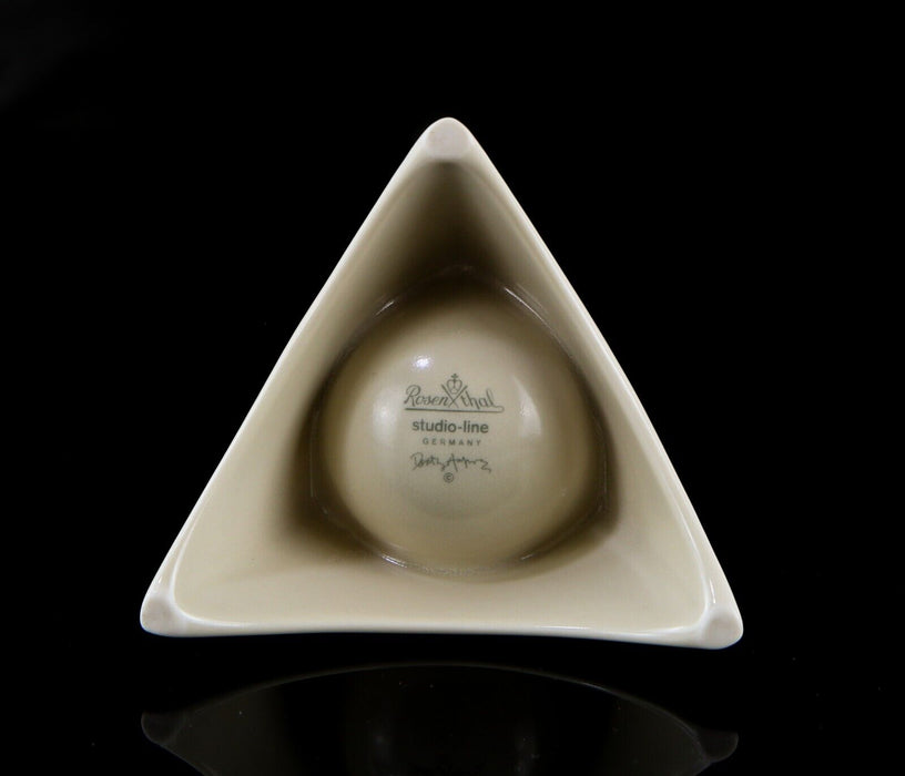 DOROTHY HAFNER, ROSENTHAL STUDIO LINE FLASH RETRO TRIANGLE EGG CUP CANDLE HOLDER