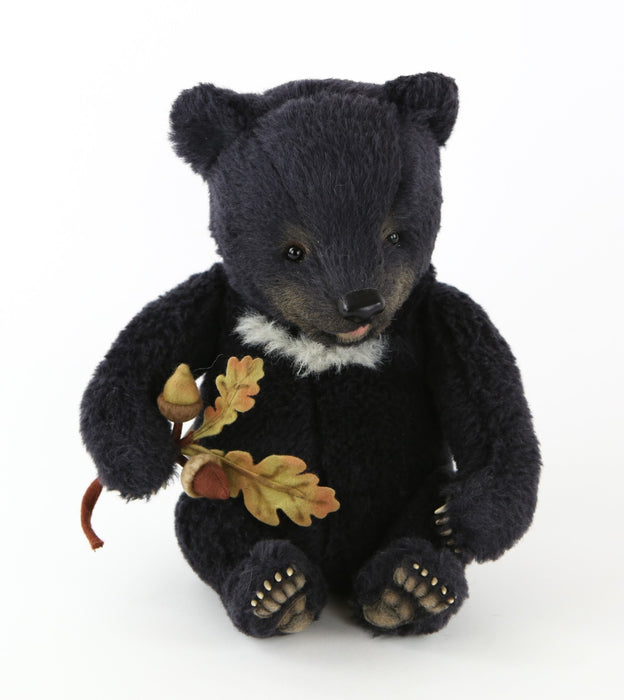 R JOHN WRIGHT - 'PEP' LIMITED EDITION BABY TEDDY BEAR 290/500, BOXED & COA