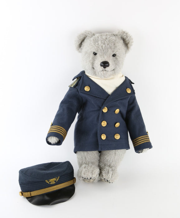 R JOHN WRIGHT - 'BEAR CAPTAIN' LARGE LIMITED EDITION TEDDY BEAR AT SEA 137/250