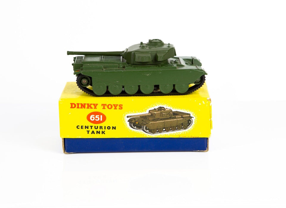 DINKY TOYS 'CENTURION TANK' VINTAGE DIECAST MILITARY ARMY MODEL No. 651 BOXED