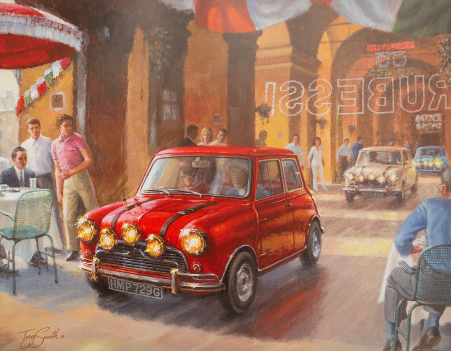 TONY SMITH 'ESPRESSO' LIMITED EDITION CLASSIC MINI ITALIAN JOB IV PRINT 252/850