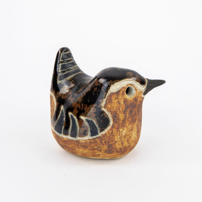 ROSEMARY WREN, OXSHOTT POTTERY - BIRD, 1985 STUDIO ART FIGURE MODEL SCULPTURE