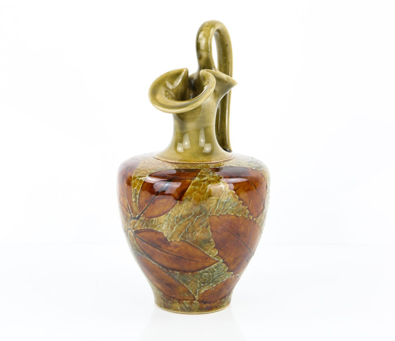 ROYAL DOULTON AUTUMN FOLIAGE LEAF PATTERN STONEWARE JUG 7571