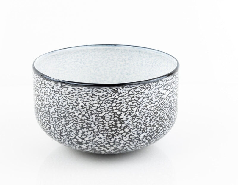 TIMOTHY HARRIS FOR ISLE OF WIGHT 'BON BON SHERBET' GLASS OPEN BOWL