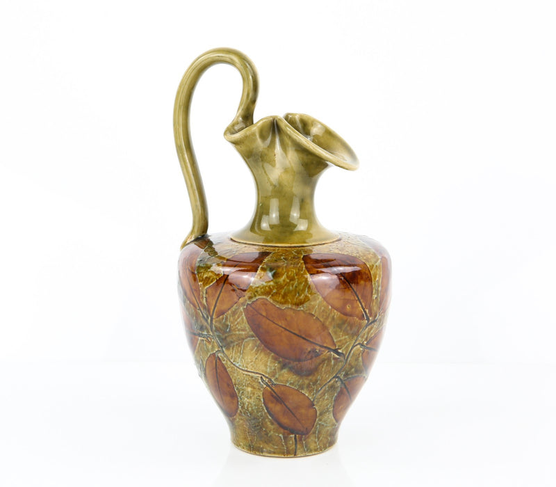 ROYAL DOULTON AUTUMN FOLIAGE LEAF PATTERN STONEWARE JUG 7571