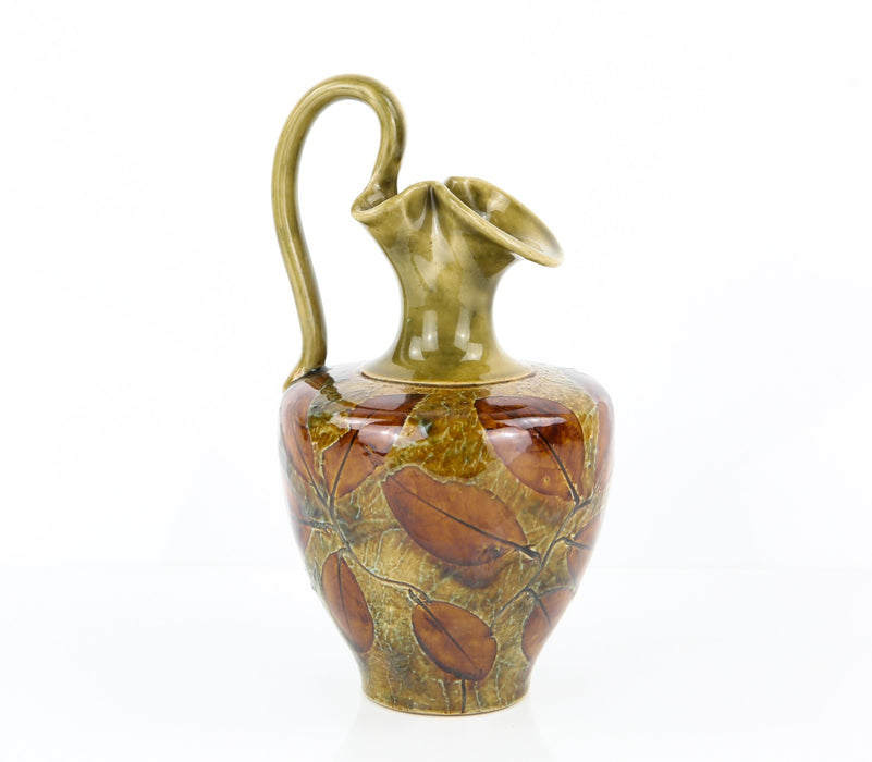 ROYAL DOULTON AUTUMN FOLIAGE LEAF PATTERN STONEWARE JUG 7571