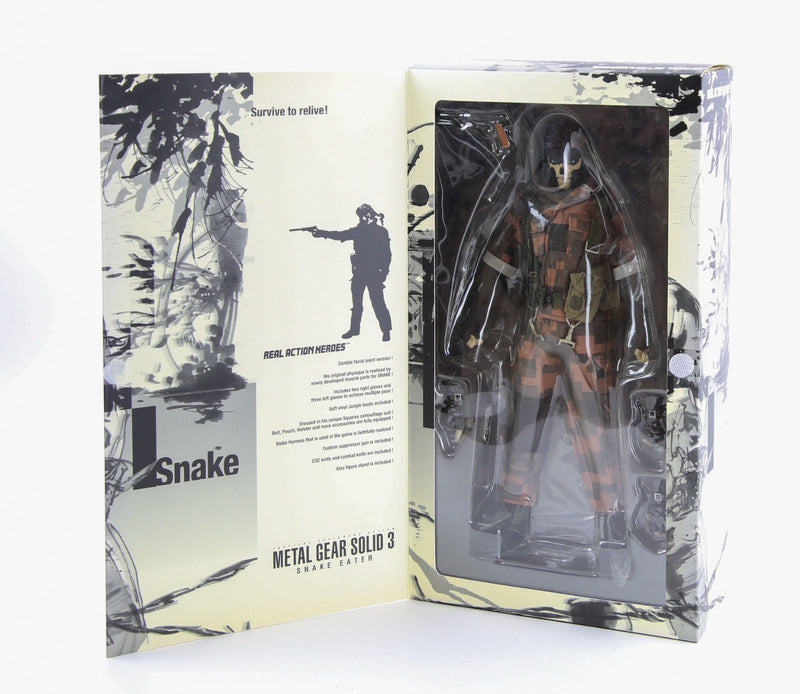 METAL GEAR SOLID 3 - MEDICOM TOYS 'SNAKE EATER' ACTION FIGURE, BOXED