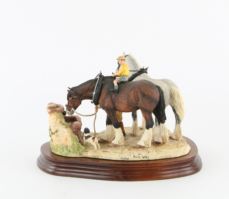 BORDER FINE ARTS 'YOU CAN LEAD A HORSE TO WATER' FIGURE TABLEAU BFA202 672/1500