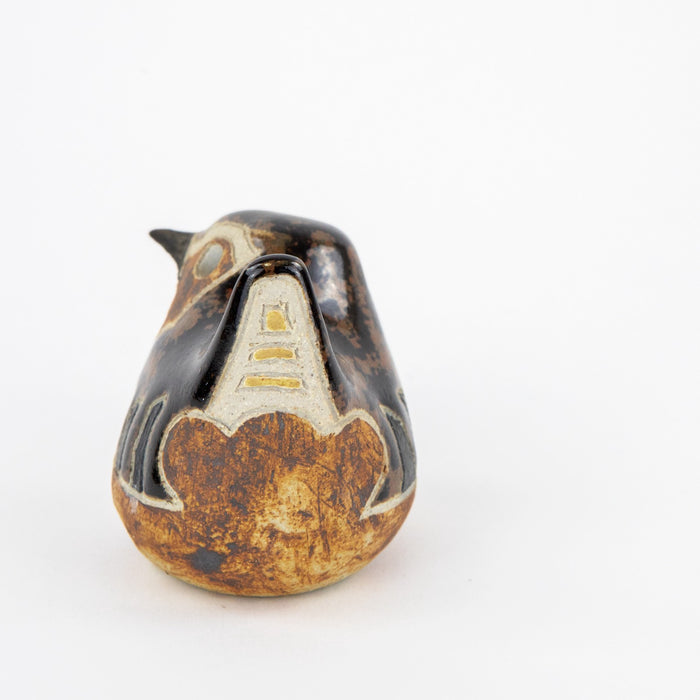 ROSEMARY WREN, OXSHOTT POTTERY - BIRD, 1985 STUDIO ART FIGURE MODEL SCULPTURE