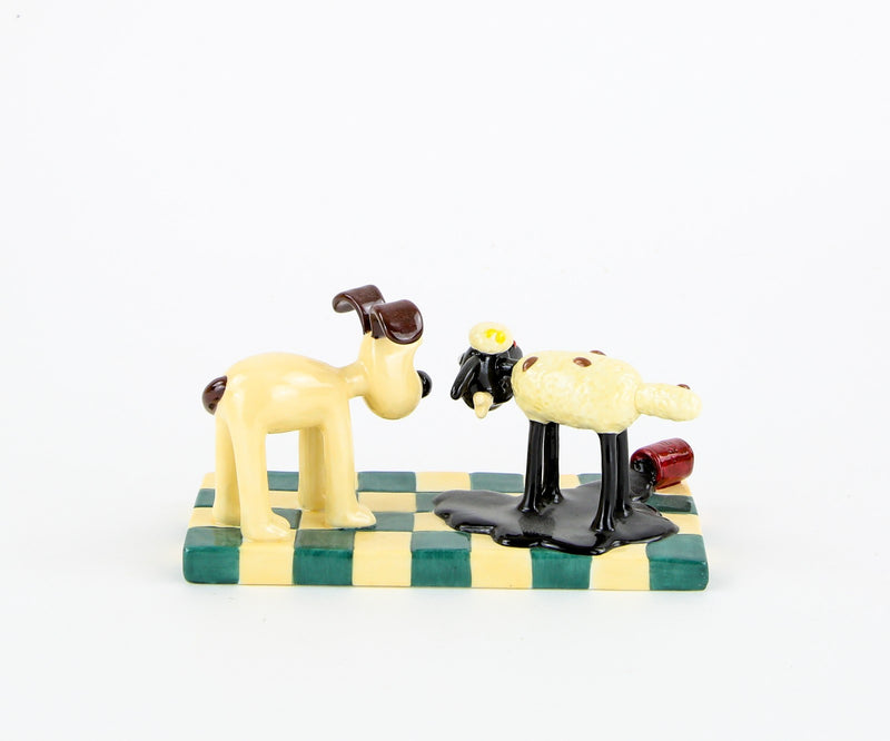 COALPORT CHARACTERS 'OH WHAT A MESS!' WALLACE & GROMIT FIGURE MODEL, BOXED