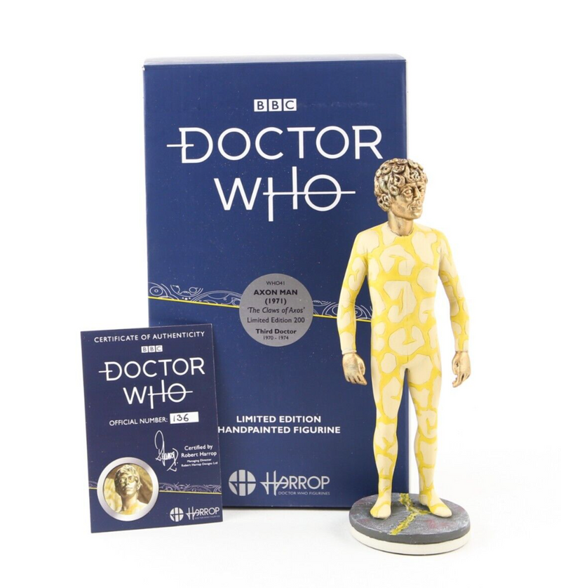 ROBERT HARROP 'AXON MAN' DR DOCTOR WHO LIMITED EDITION FIGURE MODEL WHO41, BOXED