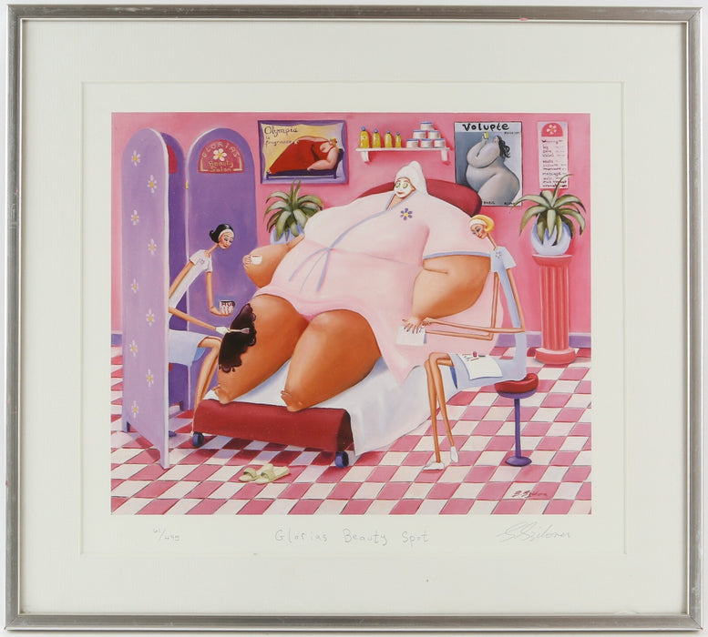 SARAH JANE SZIKORA, 'GLORIAS BEAUTY SPOT', LIMITED EDITION PRINT 61/495, SIGNED