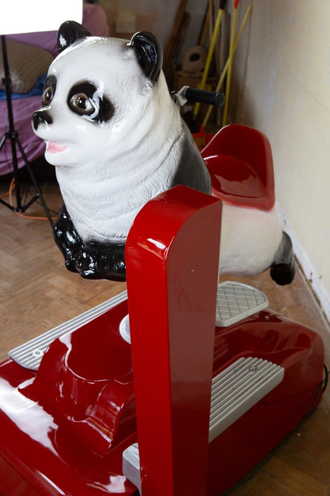 EDWIN HALL 'CHI CHI' VINTAGE MUSICAL ROCKING PANDA CHILDS FAIRGROUND ARCADE RIDE