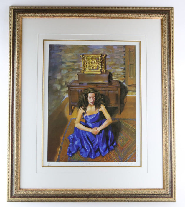 ROBERT LENKIEWICZ, 'ANNA SEATED', LIMITED EDITION PRINT 1V/XXV, SIGNED & COA