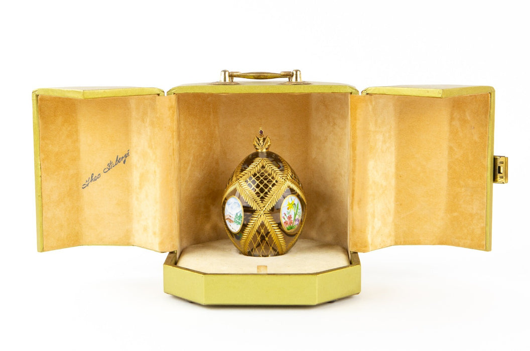 THEO FABERGE 'FOUR SEASONS EGG' ST PETERSBURG COLLECTION LIMITED EDITION 106/750