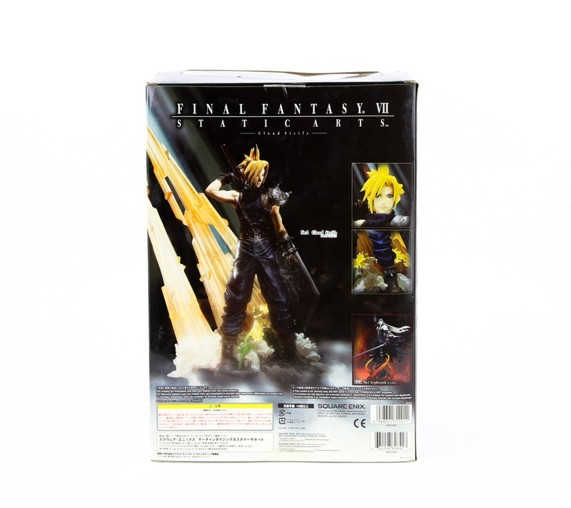 FINAL FANTASY VII - SQUARE ENIX 'CLOUD STRIFE' STATIC ARTS FIGURE MODEL, BOXED
