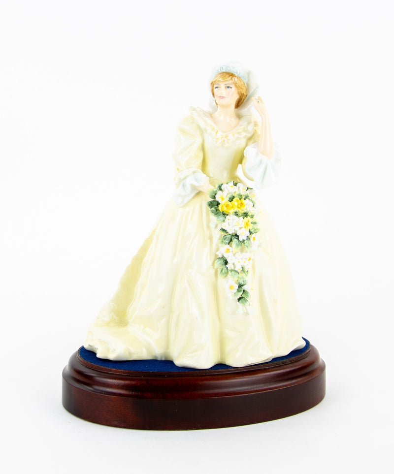 ROYAL DOULTON 'HRH PRINCESS OF WALES' DIANA WEDDING FIGURE HN2887, BOXED & COA