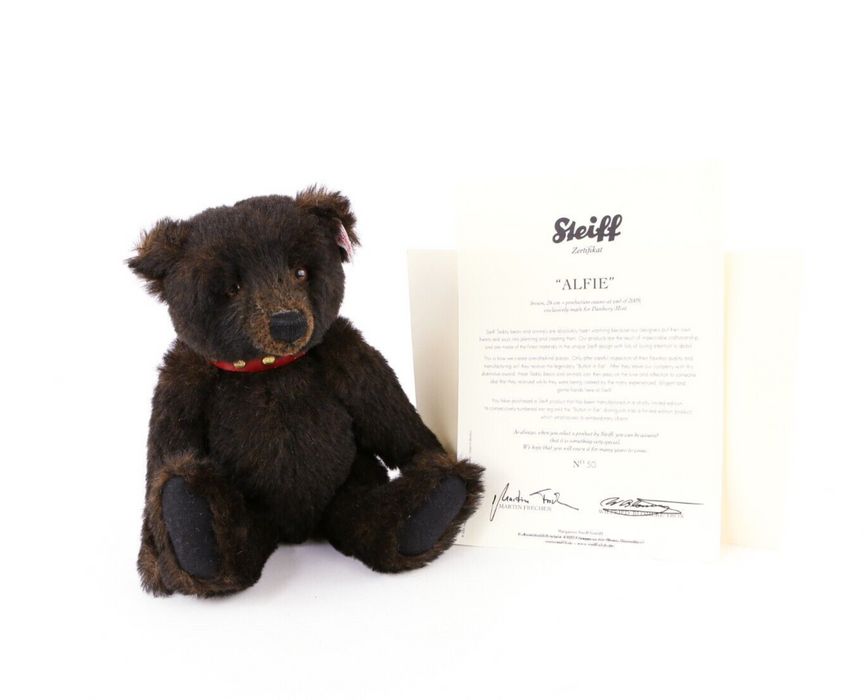 STEIFF 'ALFIE' 2009 LIMITED EDITION ALPACA TEDDY BEAR 663109 & COA