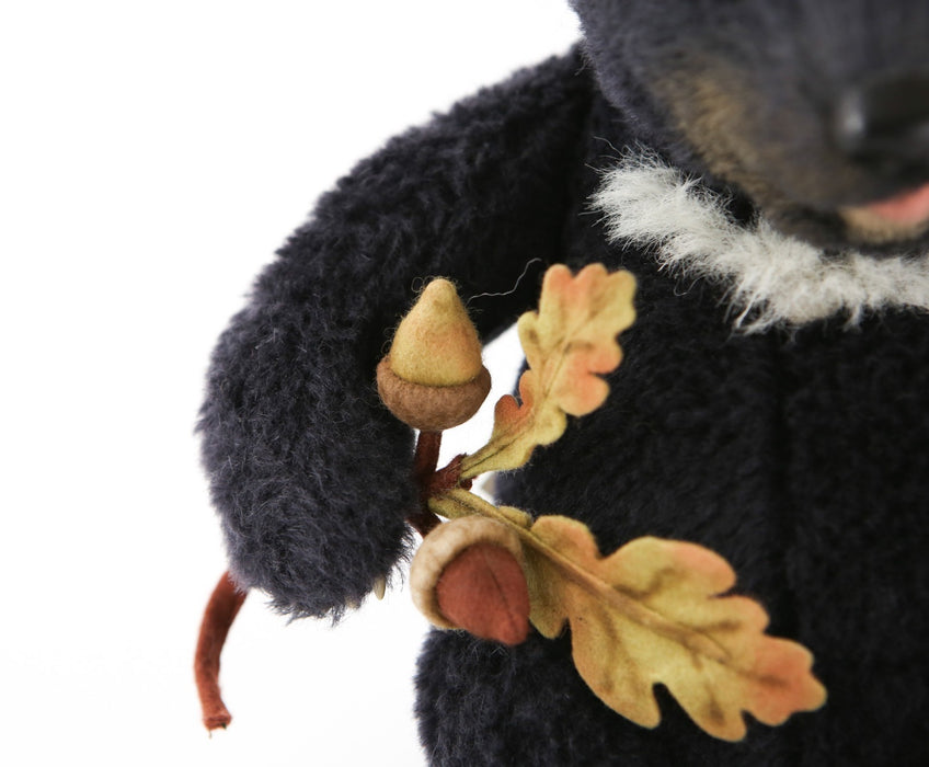 R JOHN WRIGHT - 'PEP' LIMITED EDITION BABY TEDDY BEAR 290/500, BOXED & COA