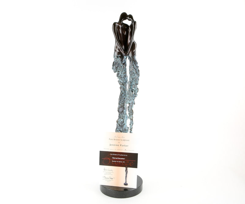 JENNINE PARKER 'ETERNAL DEVOTION' ARTISTS PROOF LIMITED EDITION BRONZE SCULTPURE