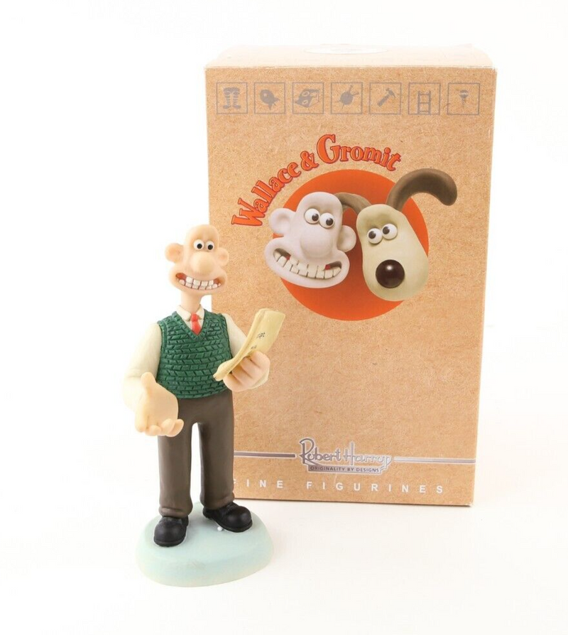 ROBERT HARROP 'WALLACE' WALLACE & GROMIT FIGURE MODEL WG13, BOXED