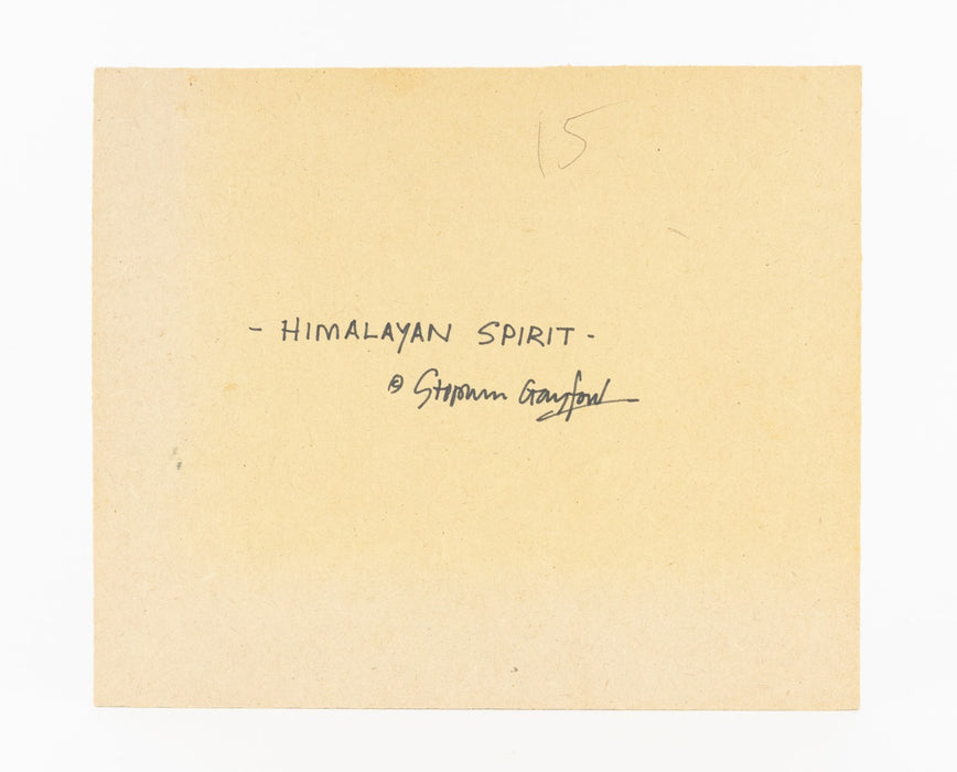 STEPHEN GAYFORD 'HIMALAYAN SPIRIT' SNOW LEOPARD ORIGINAL ACRYLIC PAINTING SIGNED