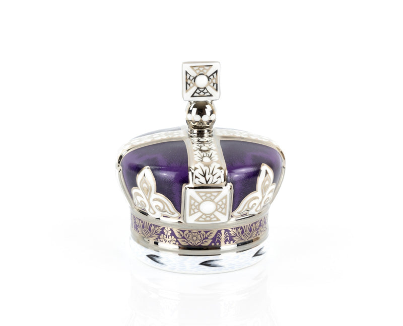 ROYAL CROWN DERBY 'CORONATION CROWN' ERII QUEEN 60TH ANNIVERSARY PAPERWEIGHT COA