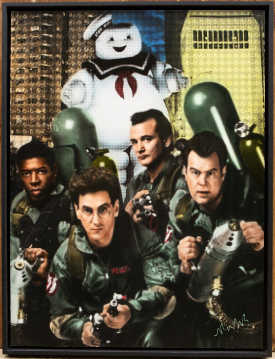 NICK HOLDSWORTH, 'GHOSTBUSTERS', LARGE ORIGINAL MIXED MEDIA, SIGNED