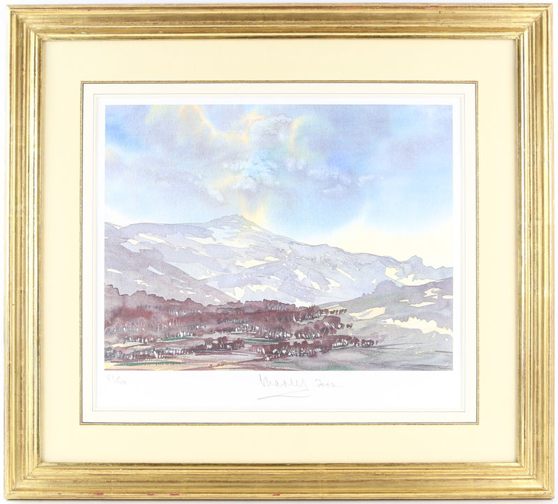 KING CHARLES III / PRINCE OF WALES 'BEN AVON' SIGNED LIMITED EDITION PRINT 81/100 & COA