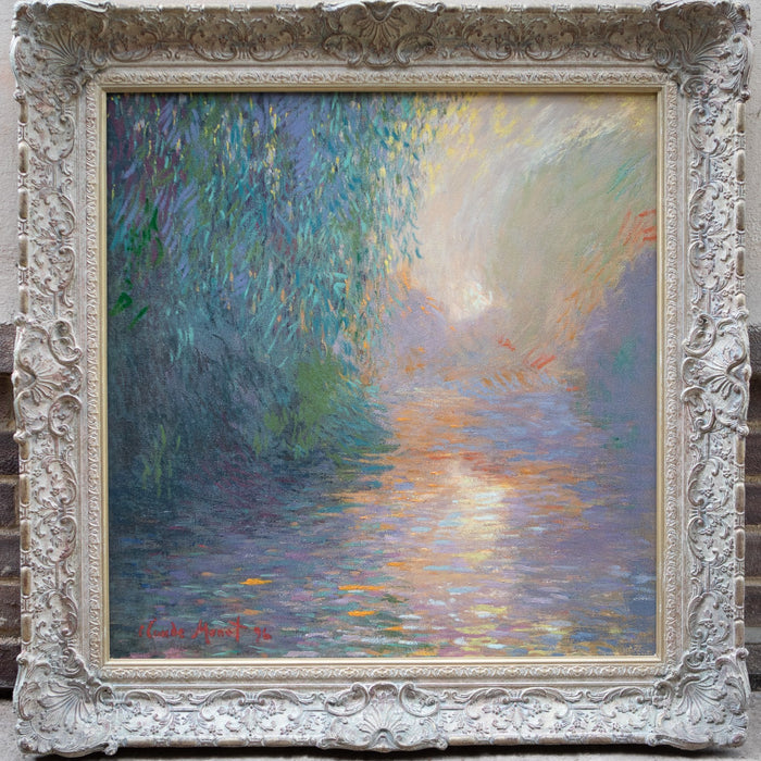 JOHN MYATT, 'MORNING ON THE SEINE II', CLAUDE MONET LIMITED EDITION 5/150 & COA