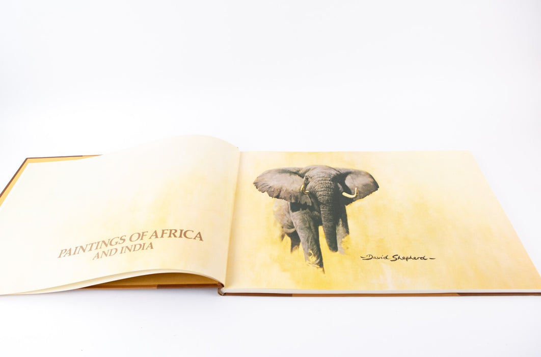 DAVID SHEPHERD, 'PAINTINGS OF AFRICA & INDIA', LIMITED EDITION ART FOLIO, SIGNED
