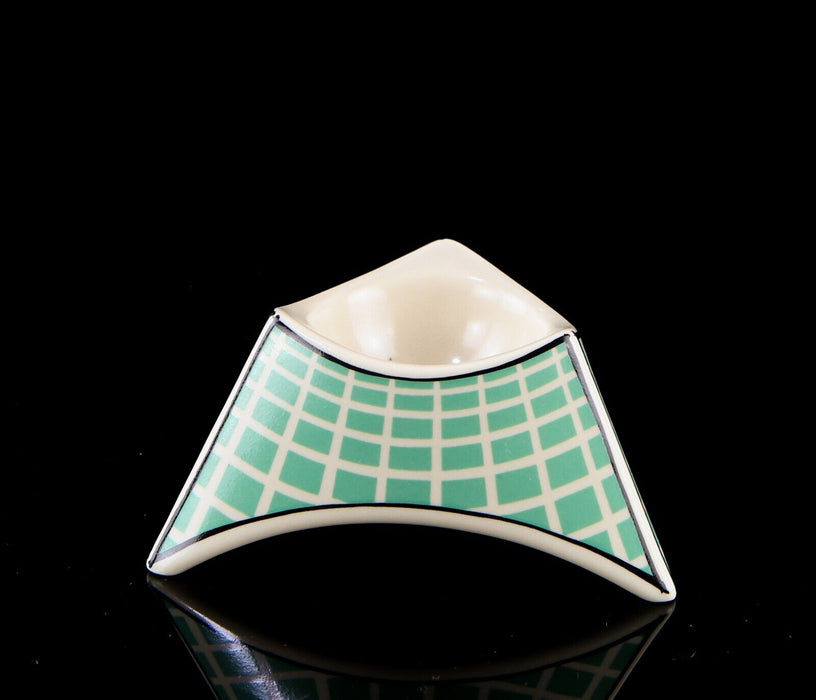 DOROTHY HAFNER, ROSENTHAL STUDIO LINE FLASH RETRO TRIANGLE EGG CUP CANDLE HOLDER