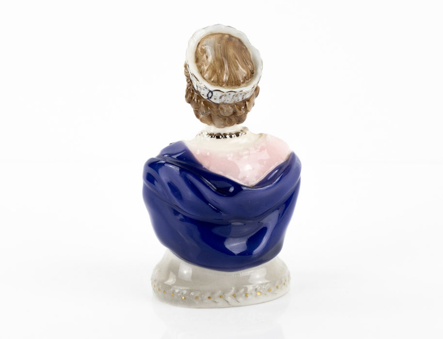 ROYAL WORCESTER QUEEN ELIZABETH & DUKE EDINBURGH LIMITED EDITION CANDLE SNUFFERS