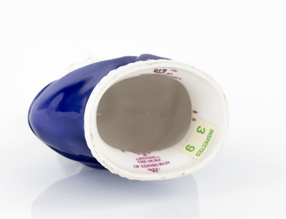 ROYAL WORCESTER QUEEN ELIZABETH & DUKE EDINBURGH LIMITED EDITION CANDLE SNUFFERS