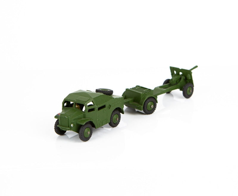 DINKY TOYS '25-POUNDER FIELD GUN UNIT SET' VINTAGE DIECAST MODEL No. 697 BOXED
