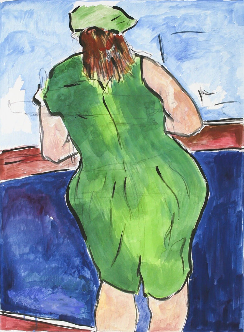 BOB DYLAN, 'WOMAN IN RED LION PUB' LIMITED EDITION DRAWN BLANK SERIES PRINT 2008